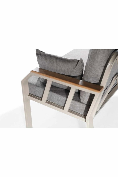 Hanah Home Nergiz 3+1+1 - Marrón lechoso